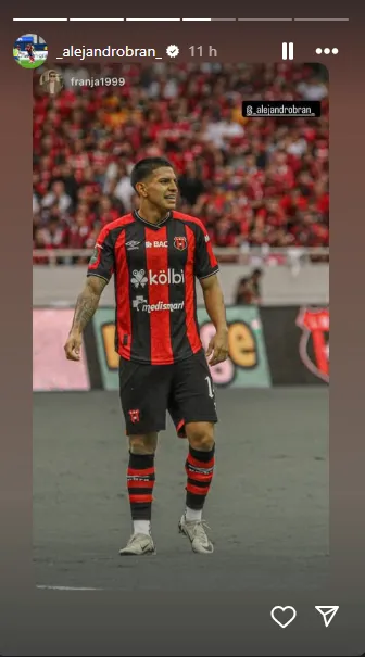 Alejandro Bran en su redes