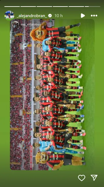 Alejandro Bran en su redes