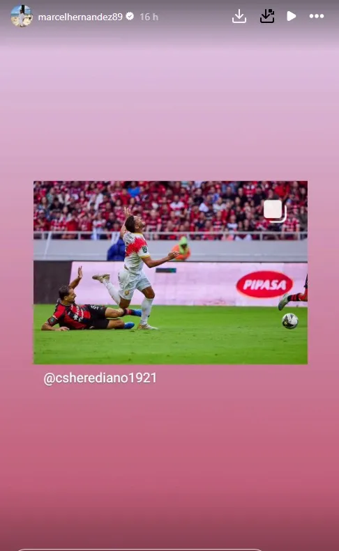 Marcel Hernández en sus redes sociales