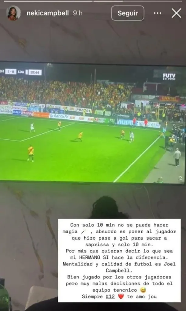 (Foto: captura de Instagram)