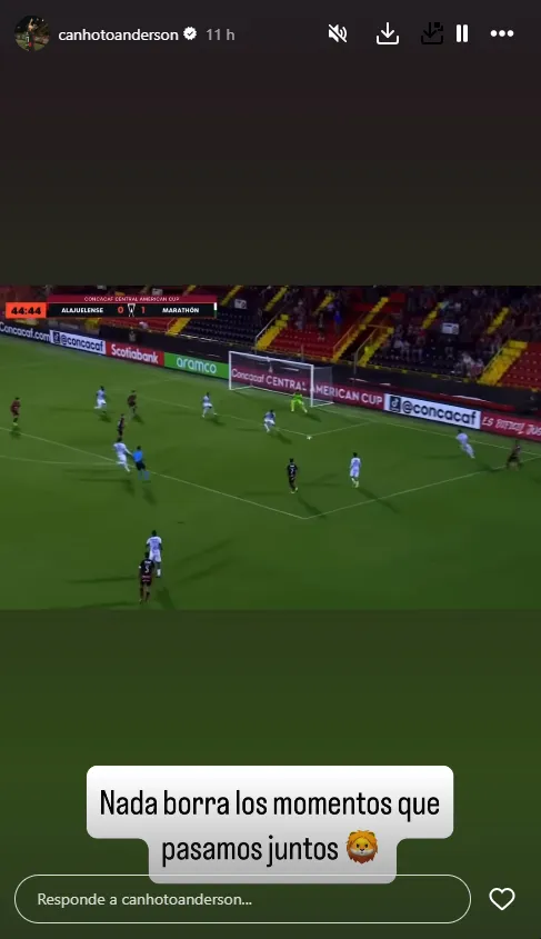 Esto subió Canhoto a Instagram antes de presumir sus goles. (Instagram)