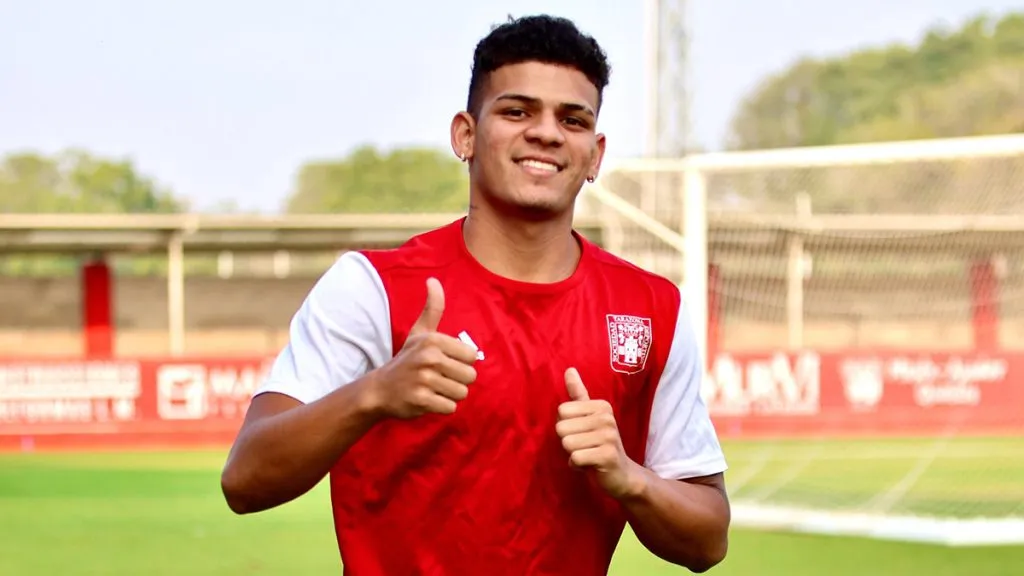 Cedeño durante su última temporada en España: /Foto: SD Tarazona)