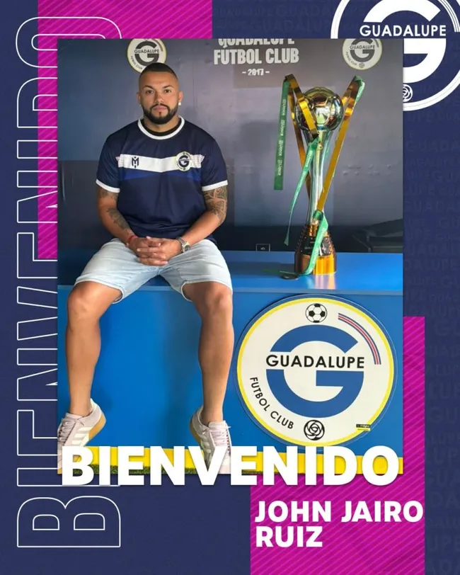 John Jairo Ruiz ya tiene un nuevo hogar (Instagram / Guadalupe).
