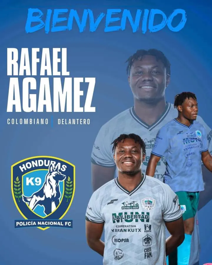 Rafael Agámez fue anunciado por la Policía Nacional FC, pero tras ser traicionado no jugará en este club.