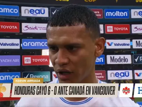 La declaración de Kervin Arriaga sobre la humillante derrota de Honduras en Copa Oro que sorprendió a todos