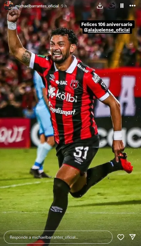 Michael Barrantes a través de sus redes sociales