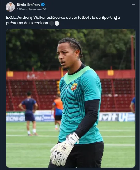 Kevin Jiménez en su cuenta oficial de X