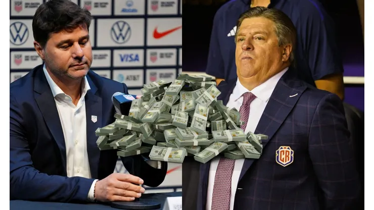 Mientras Mauricio Pochettino gana 6 millones de dólares en Estados Unidos, esto cobra el Piojo Herrera en Costa Rica para intentar dar el golpe en la Copa Oro