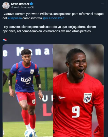 Kevin Jiménez a través de su cuenta oficial de X.