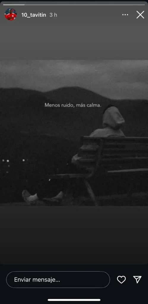 El mensaje de Gustavo Herrera.