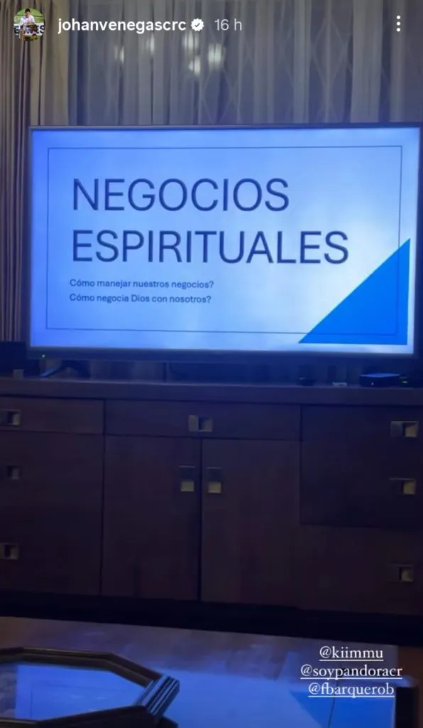 La enigmática historia de Johan Venegas (Instagram).