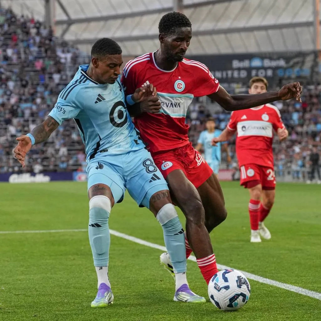 Joseph Rosales fue titular y jugó todo el partido contra Chicago Fire.