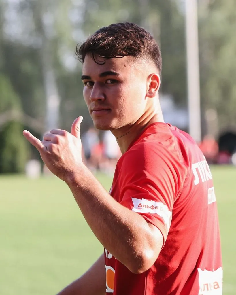 La imagen que publicó el club ruso (Spartak de Moscú).