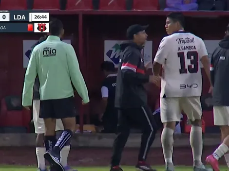 Alexis Gamboa genera indignación en México por su gesto tras ser expulsado con Alajuelense