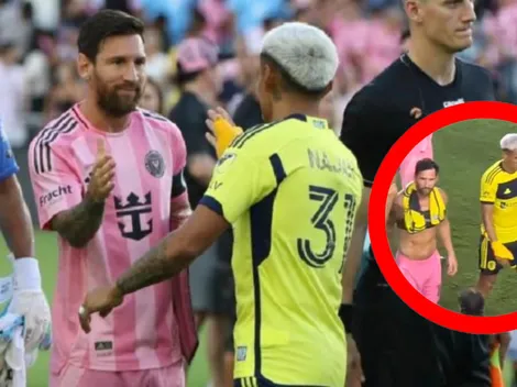 El cruce entre Lionel Messi y Andy Najar que impactó a todos al finalizar el Inter Miami vs. Nashville SC