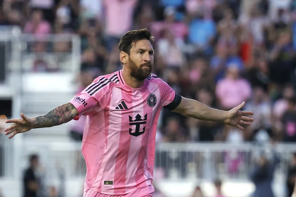 Messi anotó un doblete frente a Nashville para sellar una importante victoria. (Foto: Getty Images)