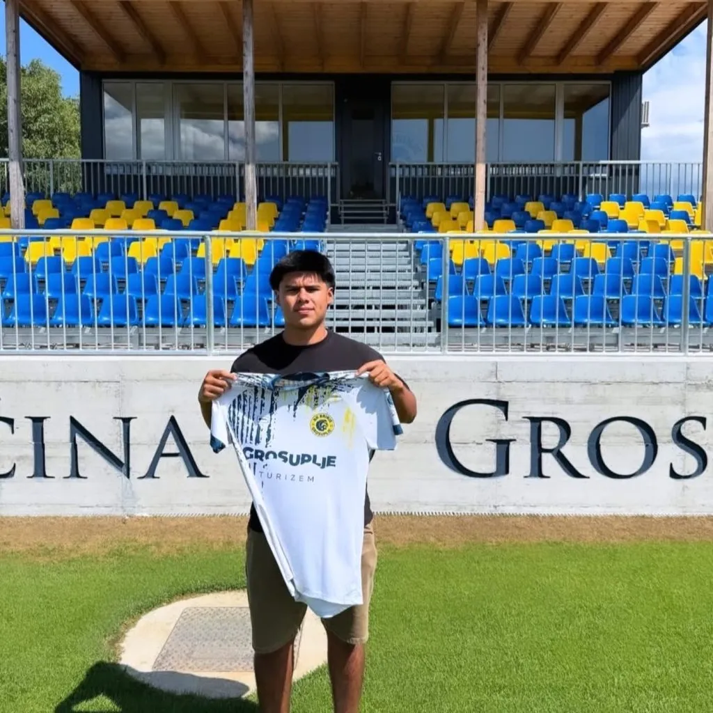 Eddy Paiz como nuevo refuerzo del Brinje Grosuplje.