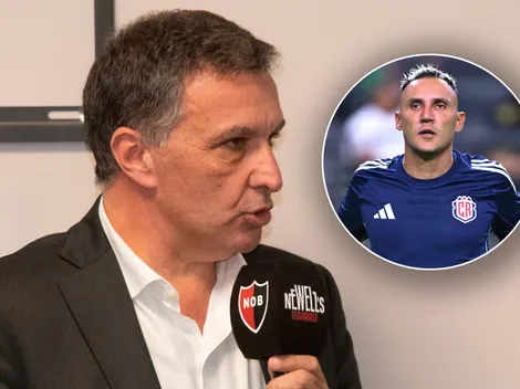 Presidente de Newell's necesitó seis palabras para sentenciar el futuro de Keylor Navas