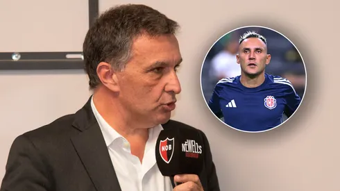 Presidente de Newell's necesitó seis palabras para sentenciar el futuro de Keylor Navas.