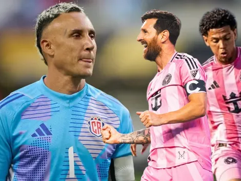 Ante los ojos de Concacaf: el duro golpe a Keylor Navas que celebran Lionel Messi y David Ruiz