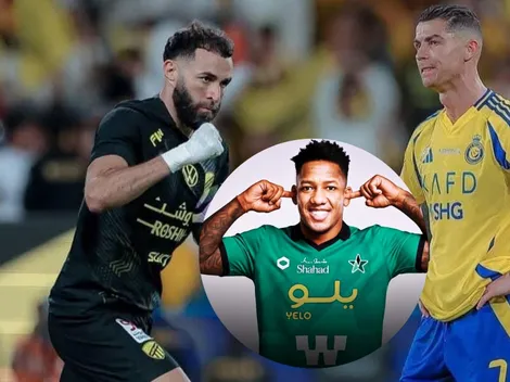 Romell Quioto es sorprendido por Karim Benzema en Liga de Arabia Saudita sin ser presentado