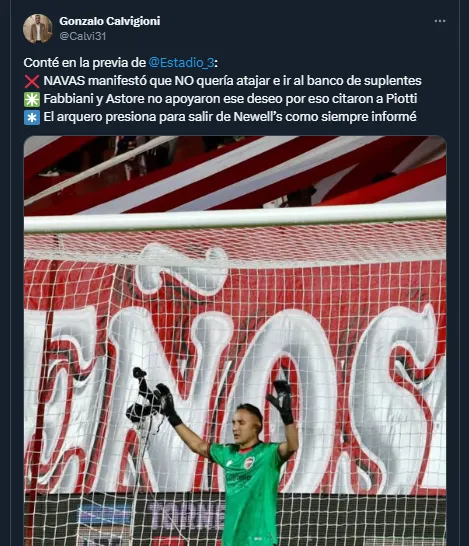 Periodista Gonzalo Calvigioni – X