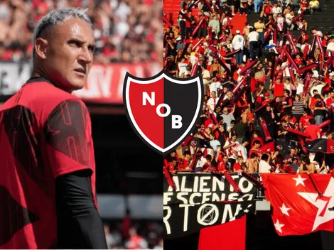 Keylor Navas no aguantó: la afición de Newell's lo recibió entre insultos y reaccionó con una provocación