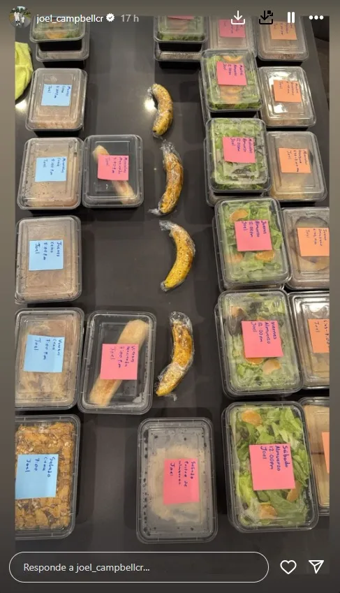 Joel Campbell en sus redes sociales