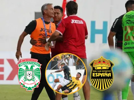 "Van con intención de afectar": Marathón explota contra el arbitraje luego de perder ante Real España