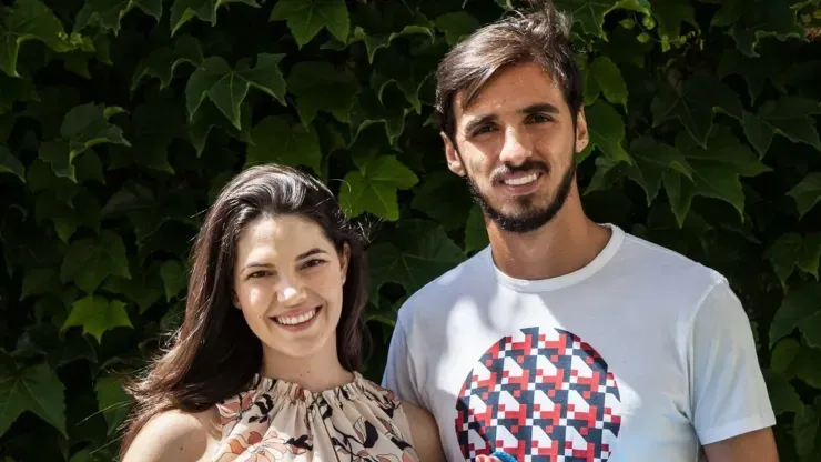 Carolina Jaikel y Bryan Ruiz