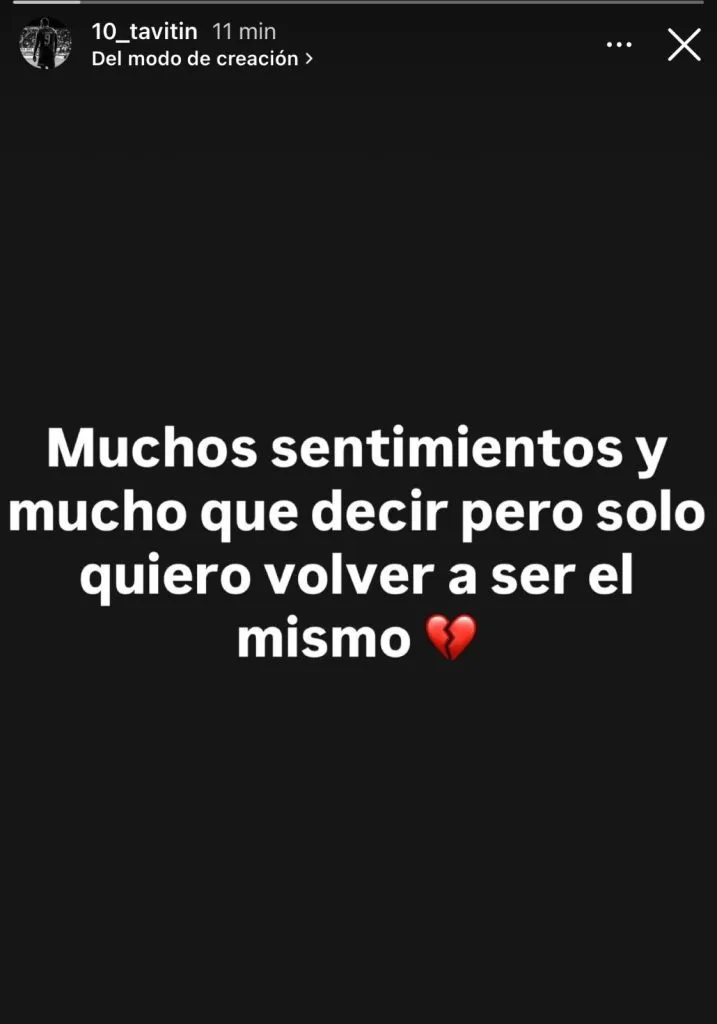 La publicación de Gustavo Herrera en sus redes sociales.