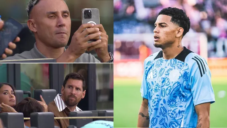 keylor Navas y Messi estuvieron presentes en el homenaje que le hizo Inter Miami al papá de David Ruiz.