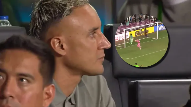 Keylor Navas vio la humillación que sufrió Pumas.