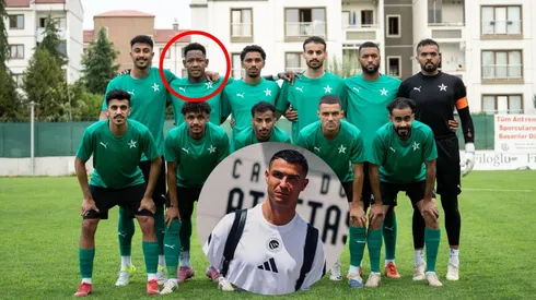 Romell Quioto ya jugó sus primeros minutos con su nuevo equipo en Arabia.