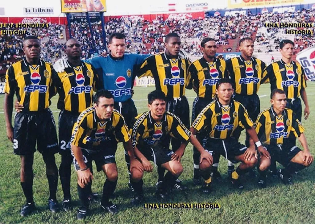 Así lucía el equipo de Real España la última vez que ganó ante Municipal (Aficionados del Real España – Facebook).