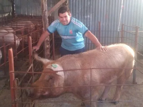 Brilló en un Mundial con Costa Rica, se retiró a los 25 y hoy su vida gira en torno a los cerdos