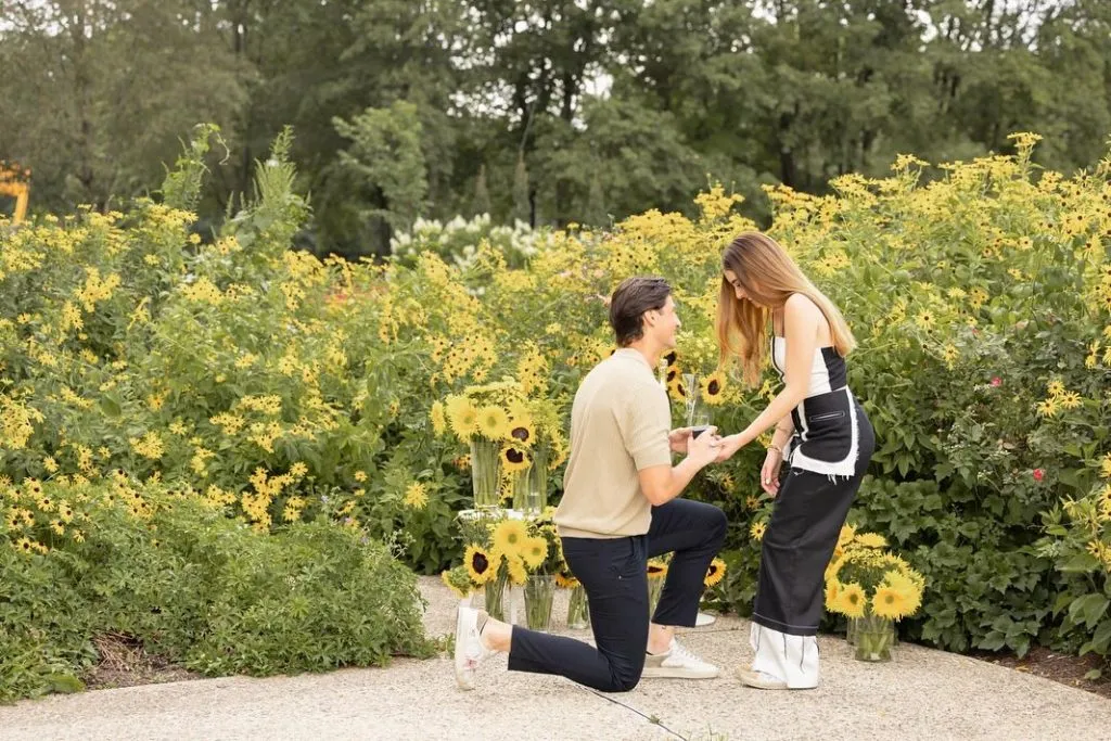 Nicholas Hagen le pidió matrimonio a su novia.
