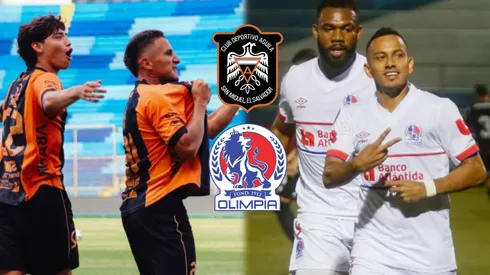 Águila y Olimpia se enfrentan en apasionante partido.