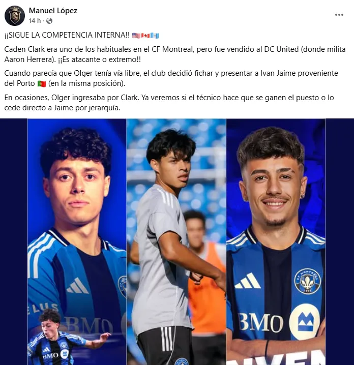 El análisis de la situación de Olger Escobar en la MLS. (Facebook)