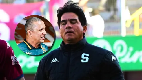 Vladimir Quesada recibe la negativa de Erick Lonnis. (Foto: La Nación)