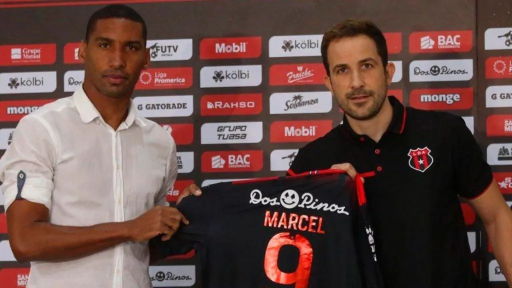 Marcel Hernández ya sabe lo que es jugar en Alajuelense.