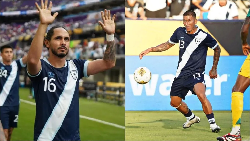 José Morales y Stheven Robles fueron dos de los pilares de Guatemala en la Copa Oro 2025. (Fotos: FFG)