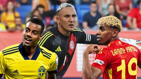 Keylor Navas, Lamine Yamal e Alexander Isak con sus selecciones