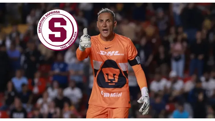 Keylor Navas con los Pumas de México