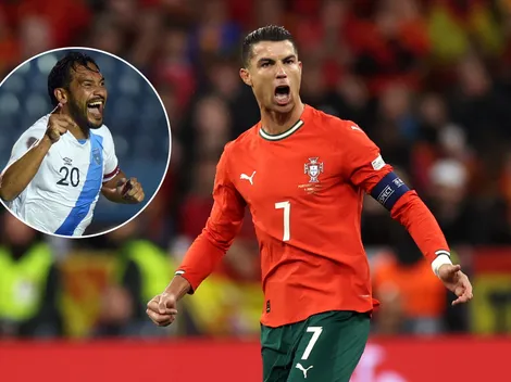 Cristiano Ronaldo igualó el récord de Carlos Ruiz, pero en algo no pudo superar