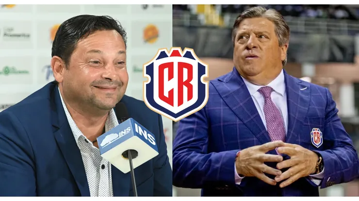 Jeaustin Campos y Miguel Herrera