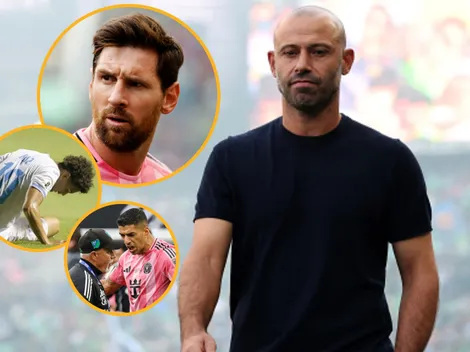 "Me ha tocado adaptarme": un incómodo Javier Mascherano habla de la nueva lesión de David Ruíz y confirma qué pasara con Messi y Suárez
