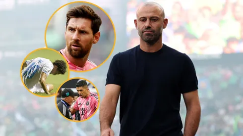 Mascherano demostró toda su incomodidad por el momento de su equipo.