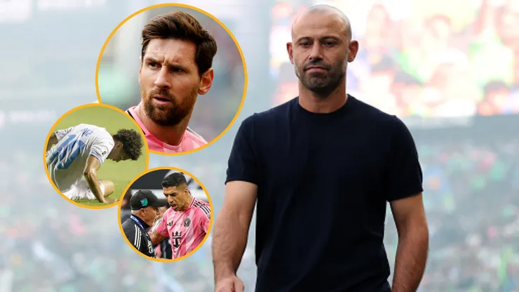 Mascherano demostró toda su incomodidad por el momento de su equipo.