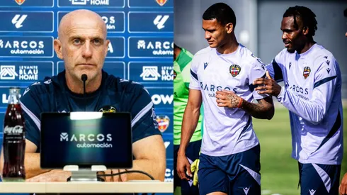 El técnico del Levante quiere que Kervin Arriaga juegue pronto.